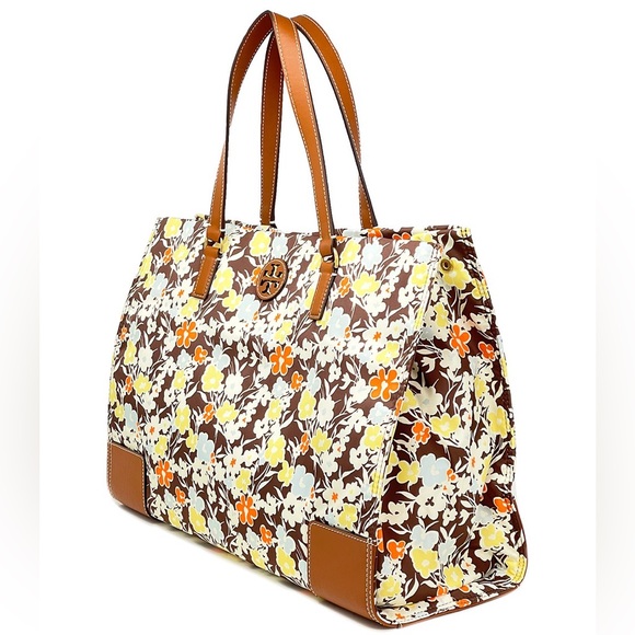 Tory Burch Women's Ella Nylon Printed Tote - Picture 2 of 4